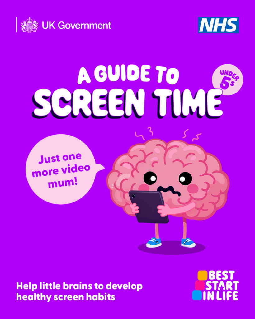 best start in life - screen time guidance for under 5's